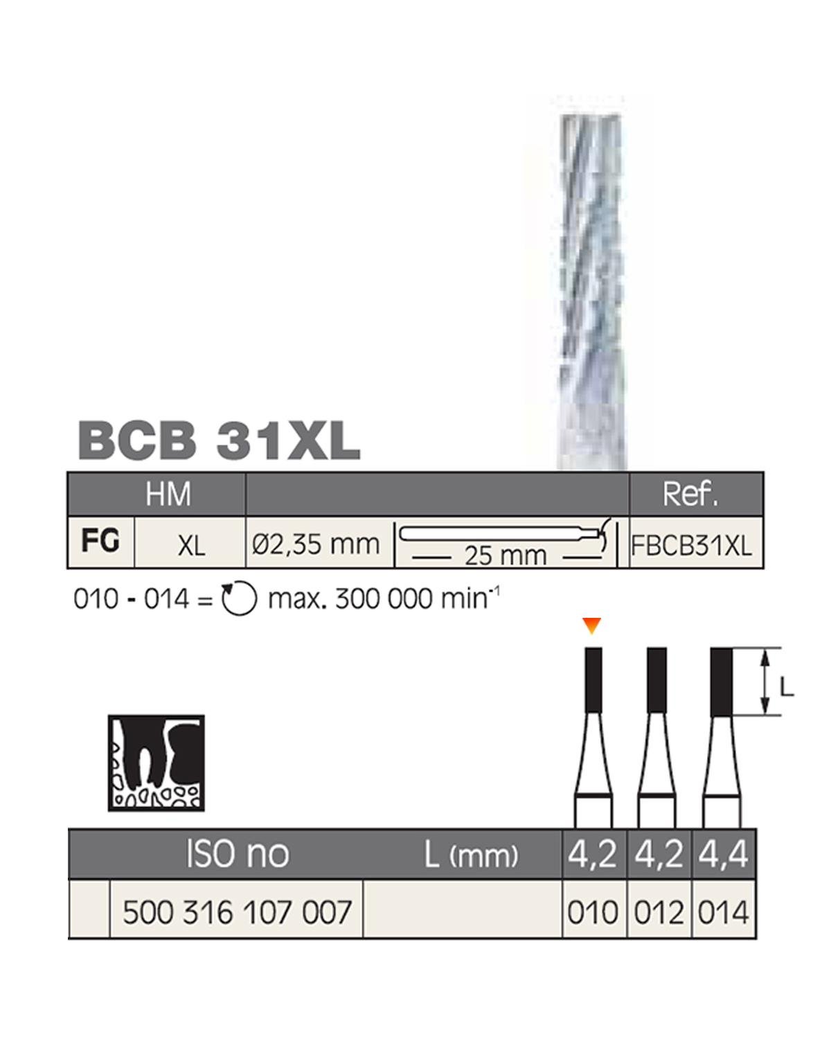 500316107Bos Aeratör Tungsten Karbit Yuvarlak Bitim Silindir Frez