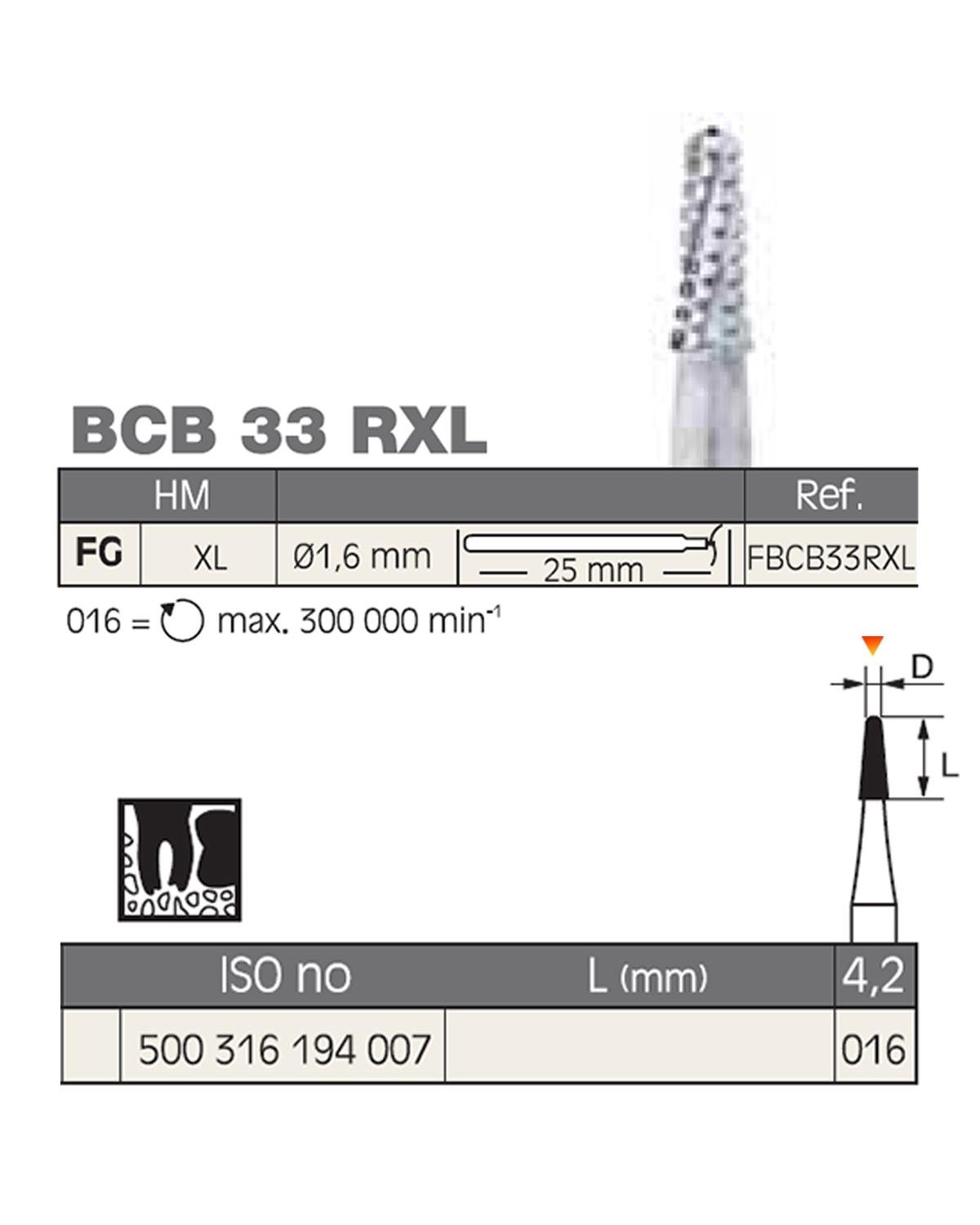 500316194Bos Aeratör Tungsten Karbit Yuvarlak Bitim Konik Frez