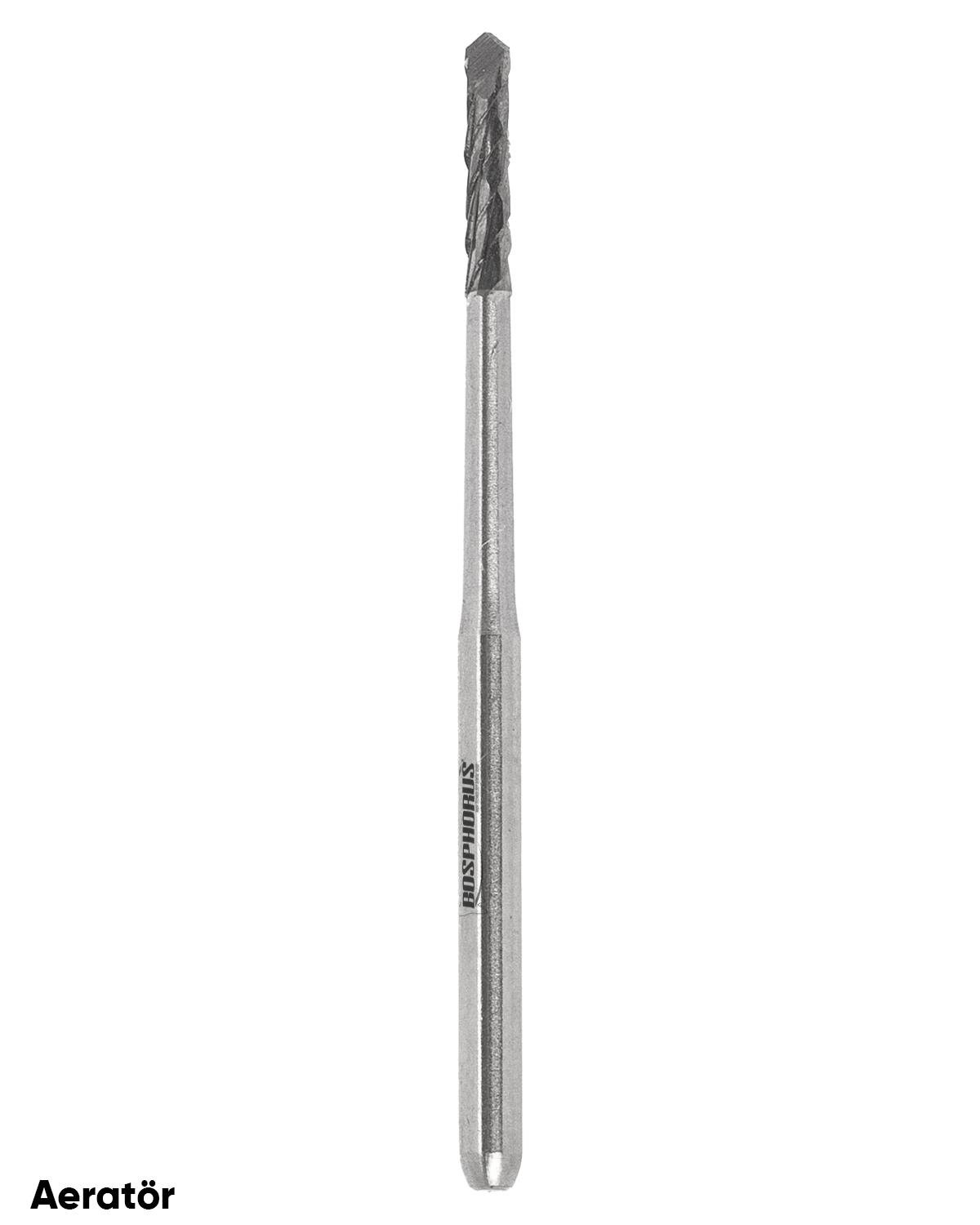 500316415Bos Aeratör Tungsten Karbit Konik Uçlu Silindir, Cerrahi Kemik Kesici Frez