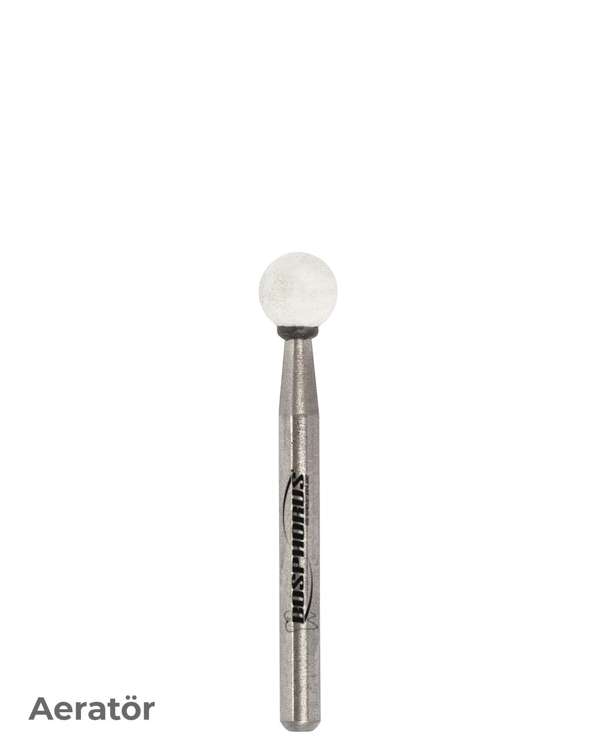 635314001Bos Aeratör Arkansas Taşı Top baş, Rond Frez