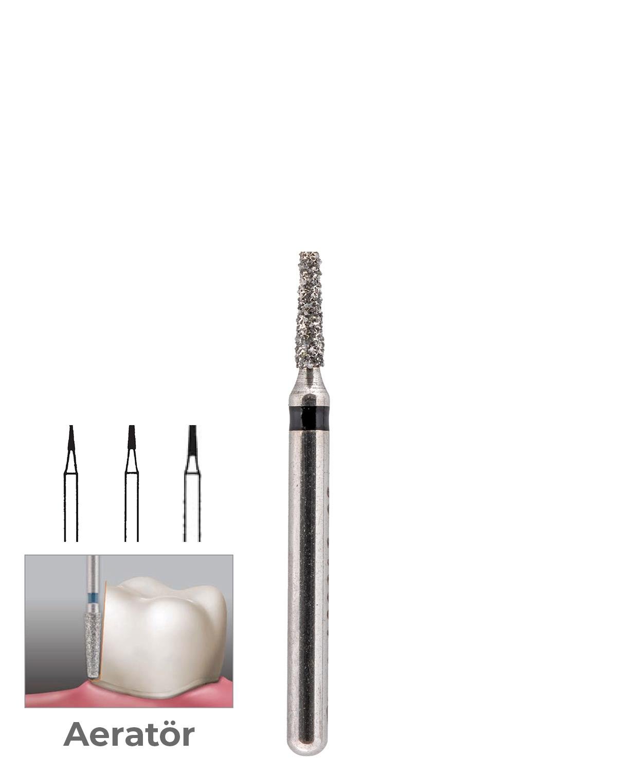 806314168Bos Aeratör Elmas Düz Bitim Konik Şemfır Frez