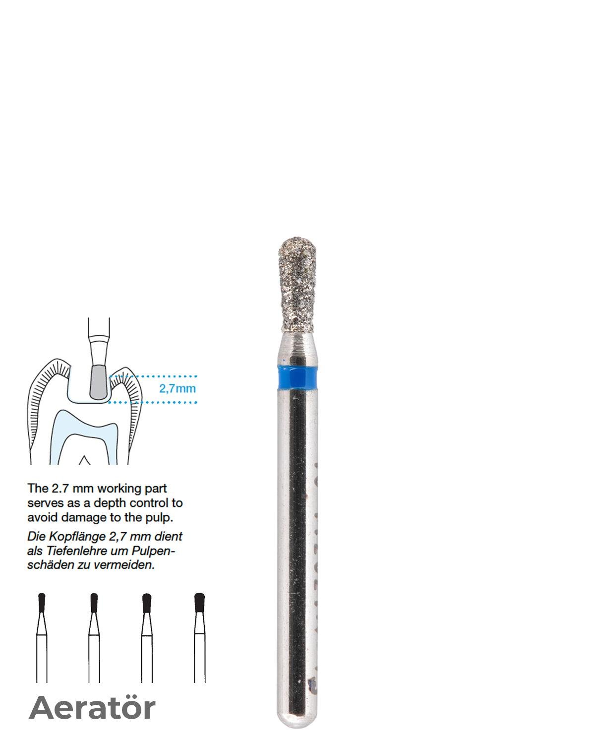 806314233Bos Aeratör Elmas Armut Frez