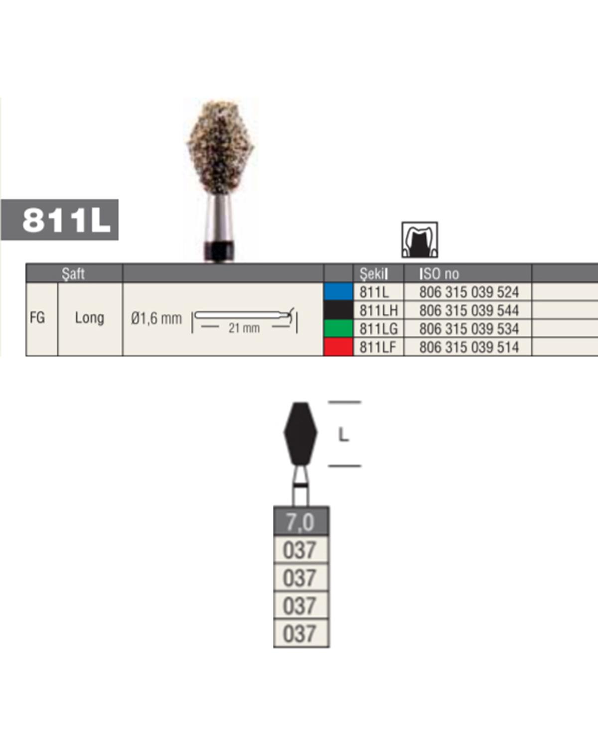 806315039Bos Aeratör Elmas Çift Konik, Fıçı Frez
