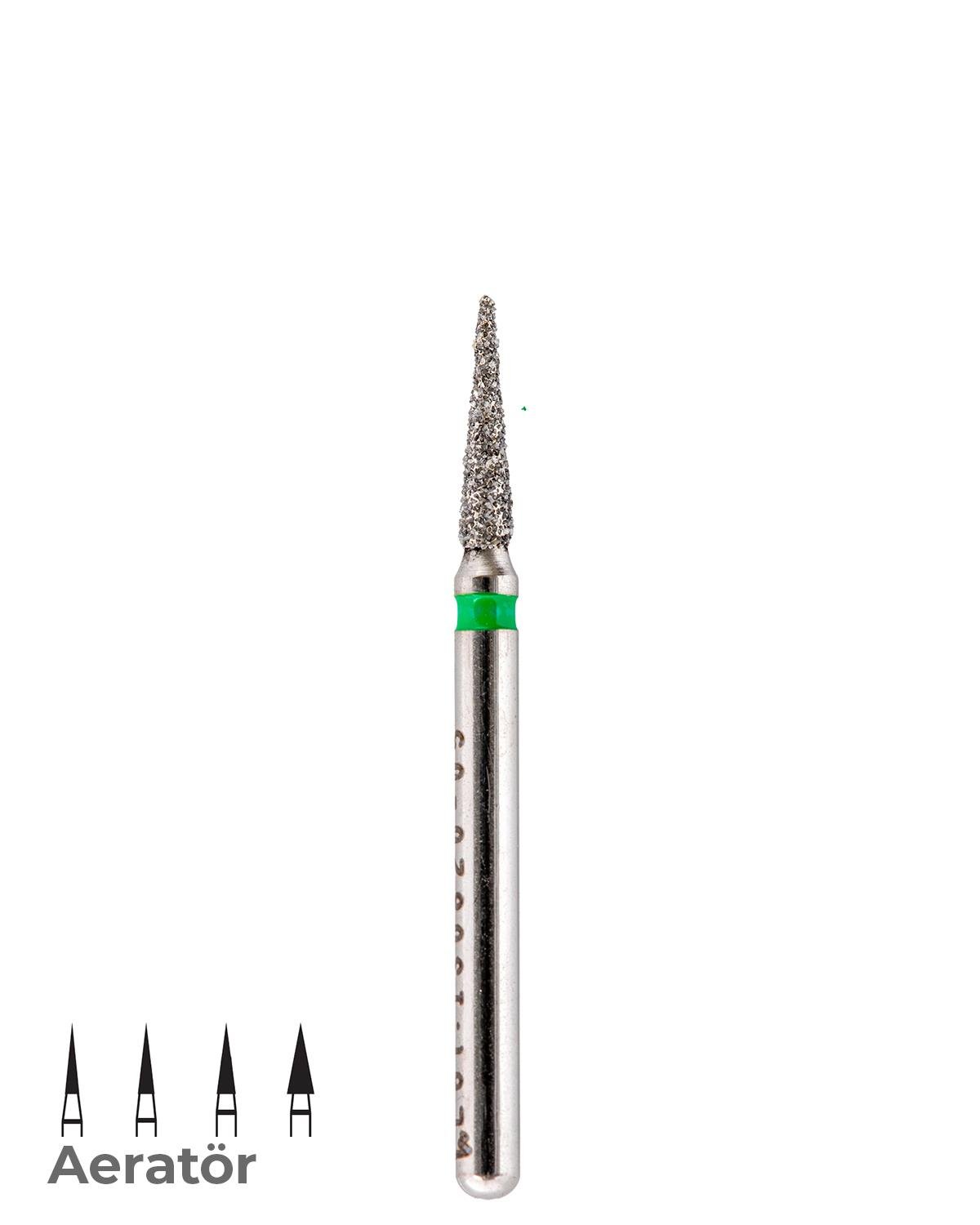 806315164Bos Aeratör Elmas İğne Konik Alev Uçlu Frez