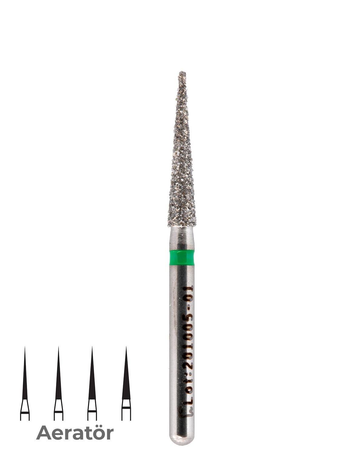 806315166Bos Aeratör Elmas İğne Konik Alev Uçlu Frez