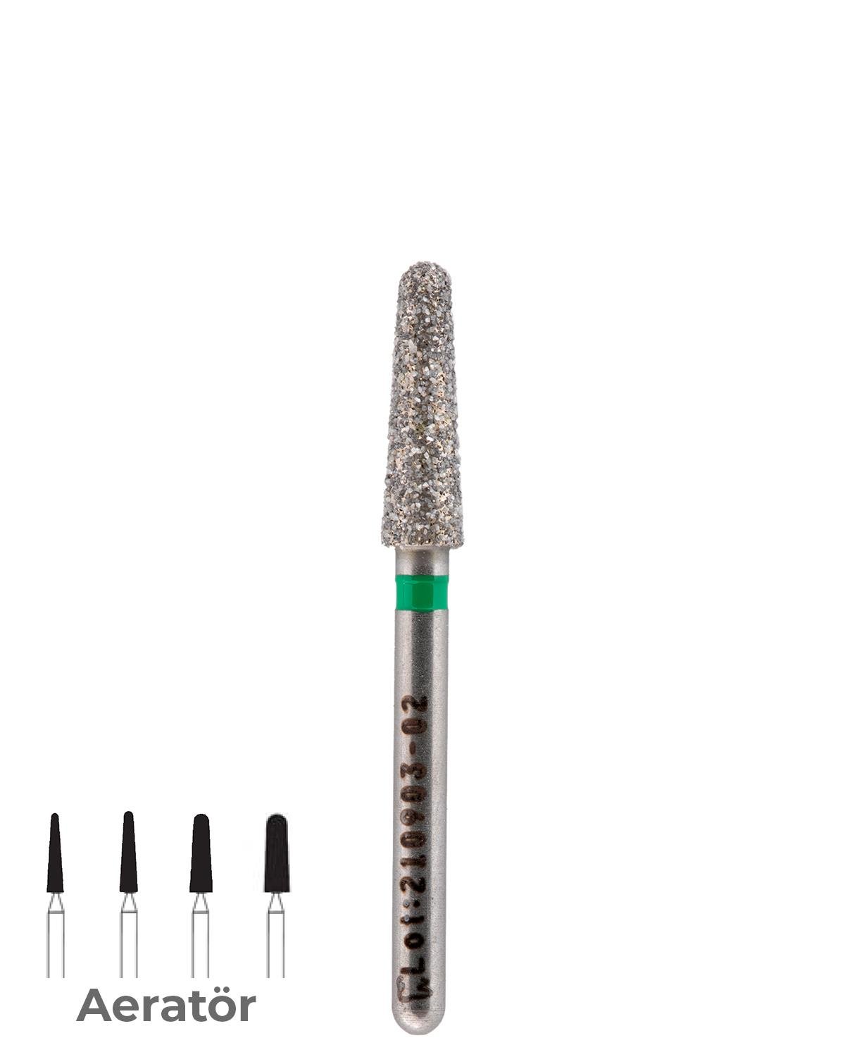 806315198Bos Aeratör Elmas Yuvarlak Bitim Konik Şemfır Frez