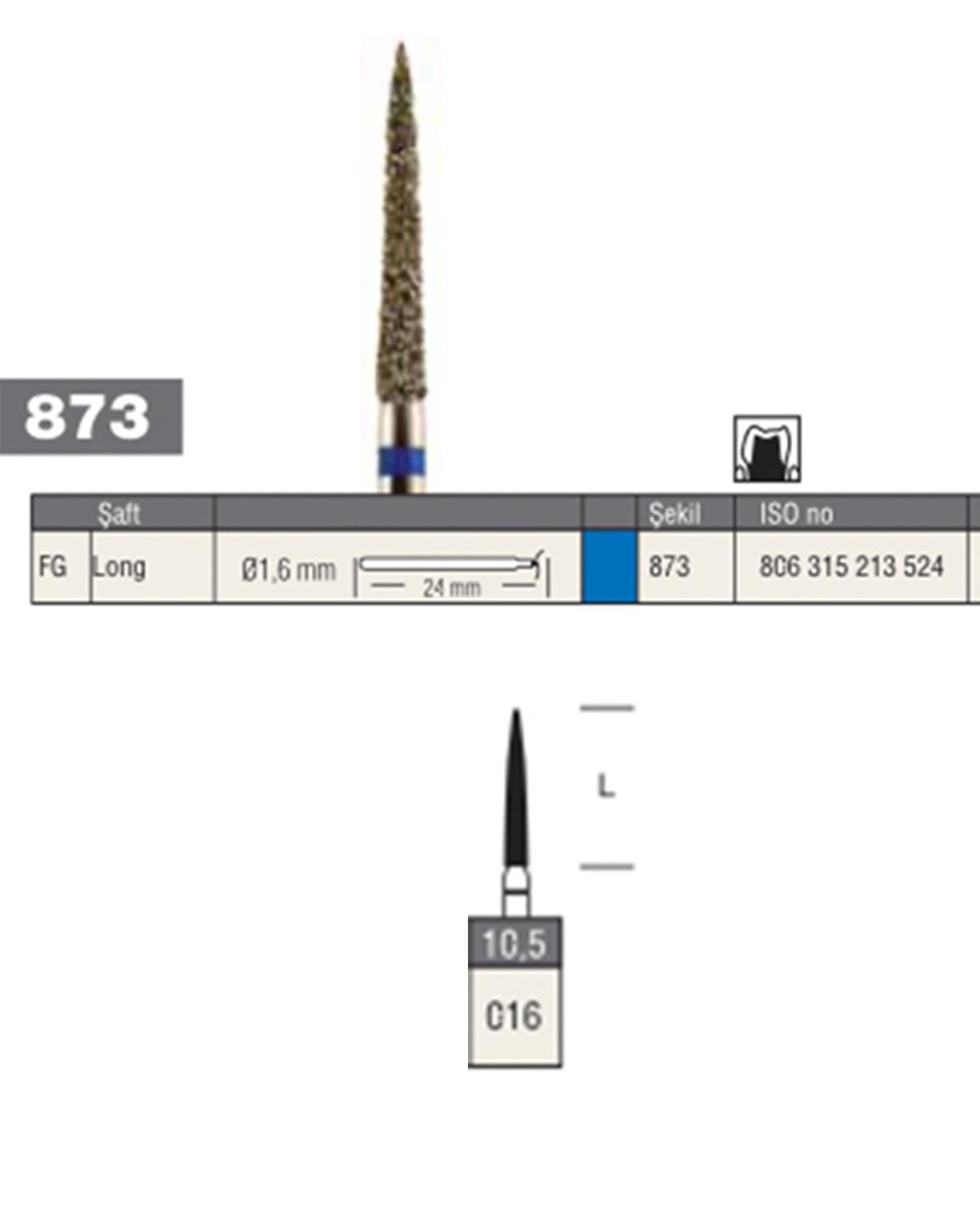 806315213Bos Aeratör Elmas Sivri Bitim Konik Şemfır Frez