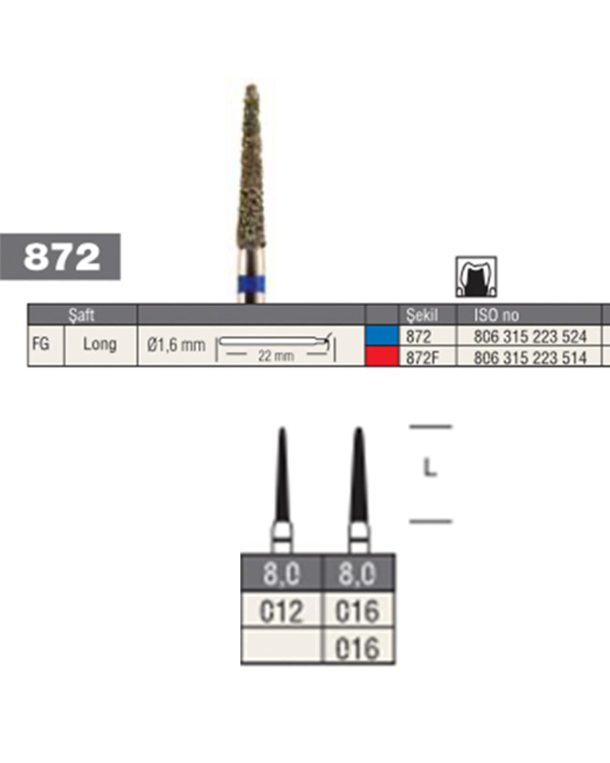 806315223Bos Aeratör Elmas Yuvarlak Bitim Konik Şemfır Frez