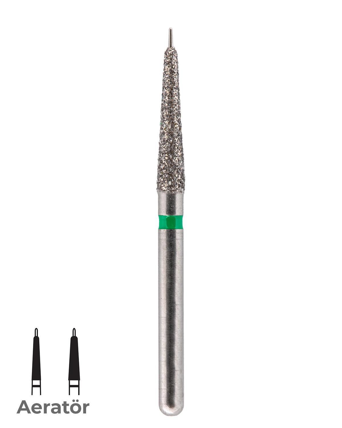 806315508Bos Aeratör Elmas Uç Elmassız Düz Bitim Konik Şemfır (Doku koruyucu) Frez