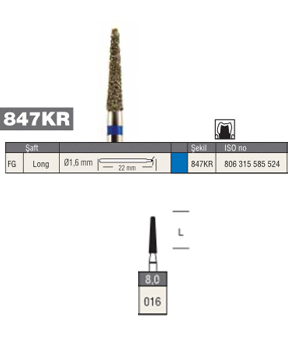 806315585Bos Aeratör Elmas Kanallı Düz Bitim Konik Şemfır Frez