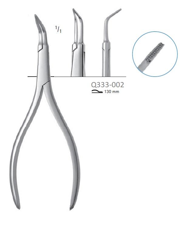 Açılı Çekim Preseli ve Kök Pensi Dental Plier 13cm