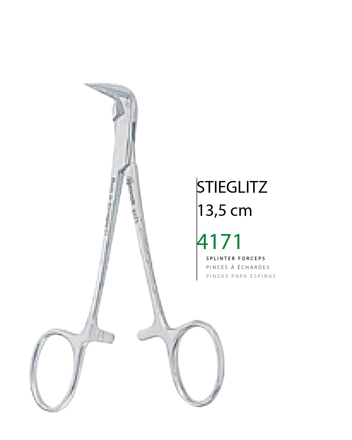 Açılı Çekim Preseli ve Kök Pensi STIEGLITZ 13,5cm