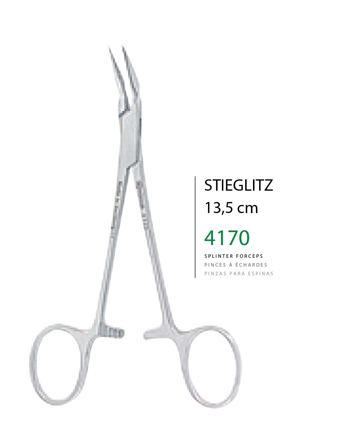 Açılı Çekim Preseli ve Kök Pensi STIEGLITZ 13,5cm