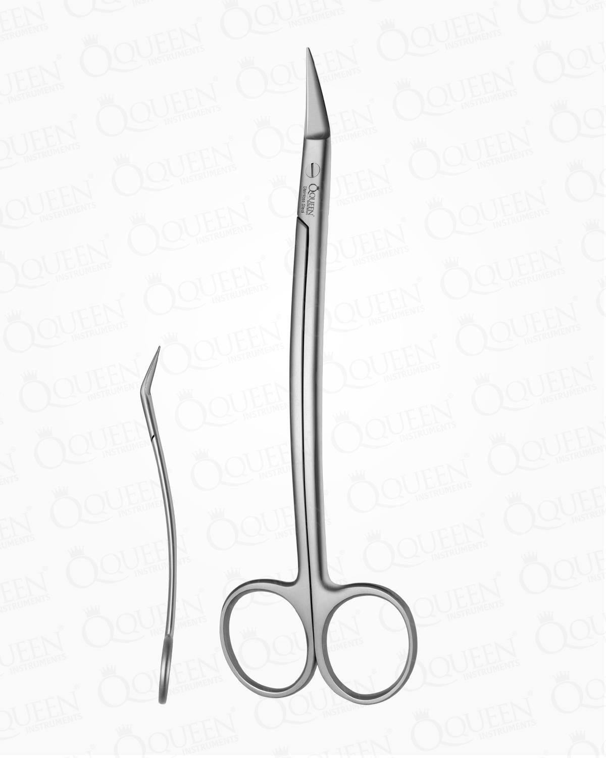Açılı Cerrahi Makas Locklin 16cm