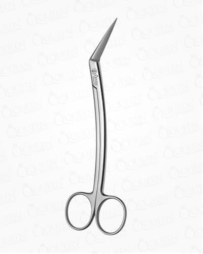 Açılı Cerrahi Makas Locklin 16cm