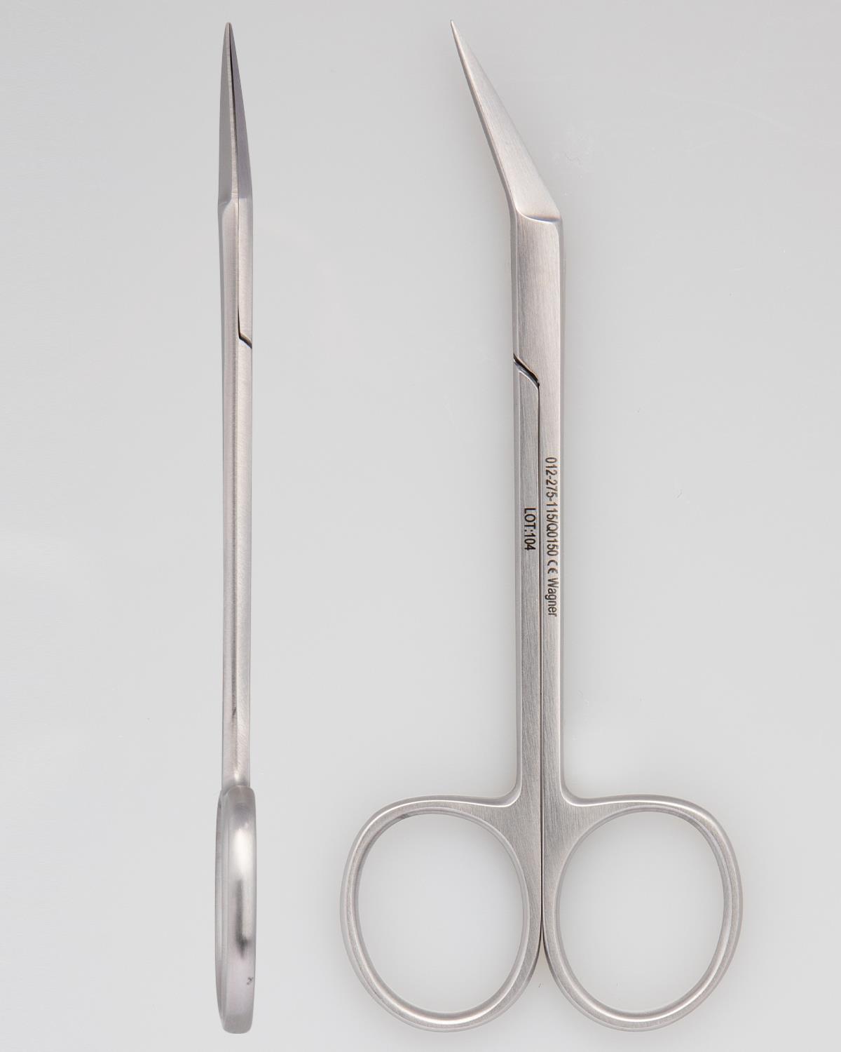 Açılı Cerrahi Makas Wagner 11,5cm