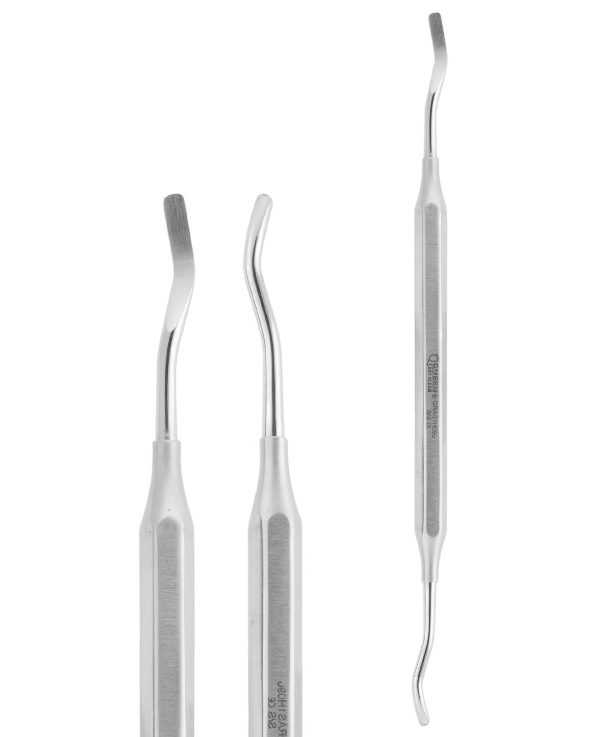 Açılı Oval/Oval Periost Elevatörü HOPKINS 3,2mm/2,5mm 18cm