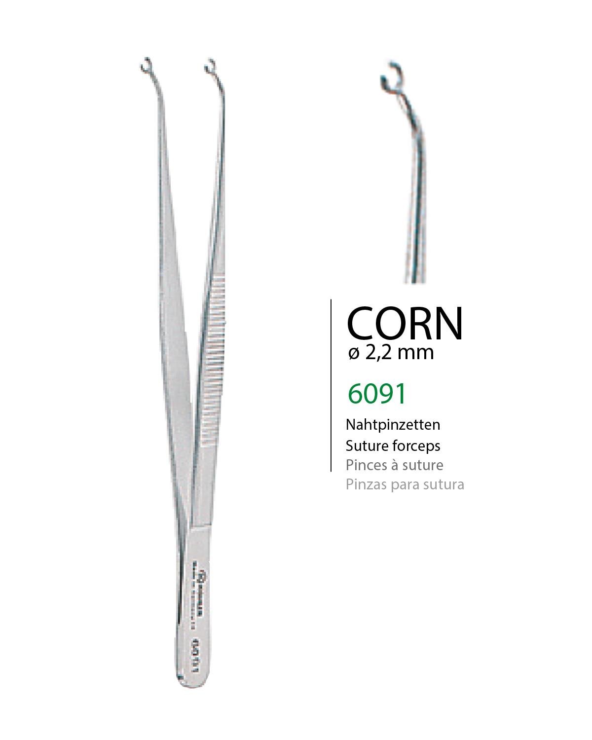 Açılı Sütür Atma Penset dia.2.2mm 16cm