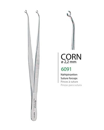 Açılı Sütür Atma Penset dia.2.2mm 16cm