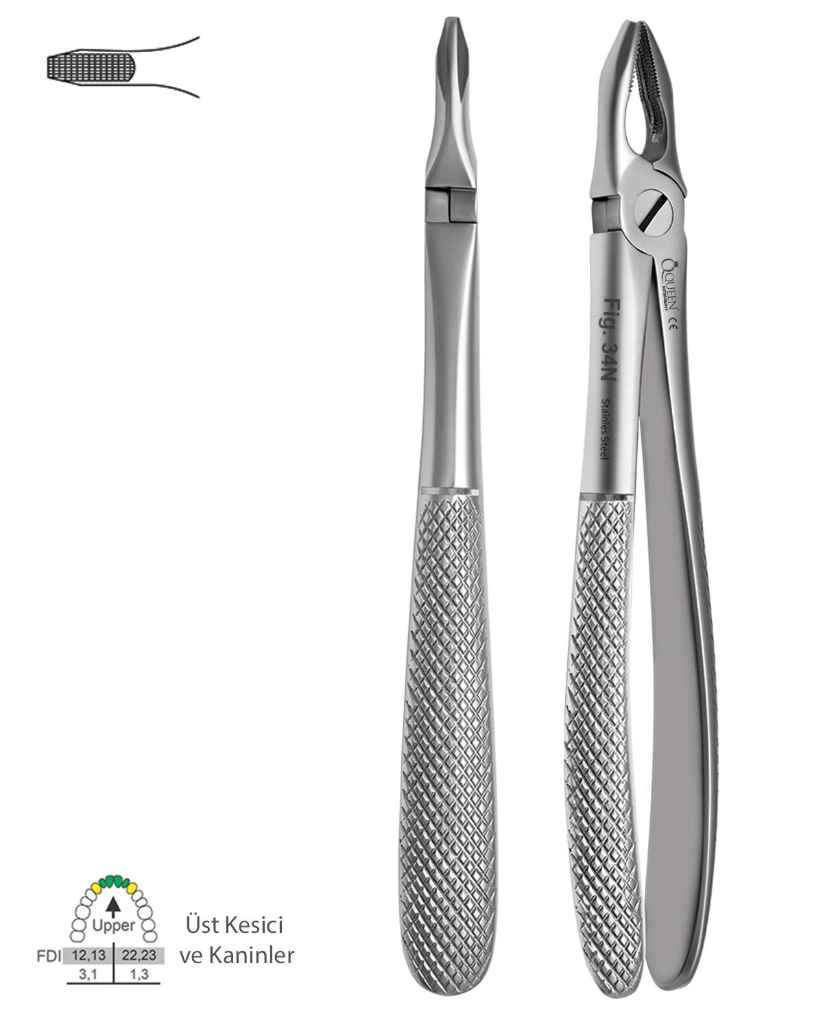 Alt Kesici Davyesi Fig. 34N 3mm 15cm