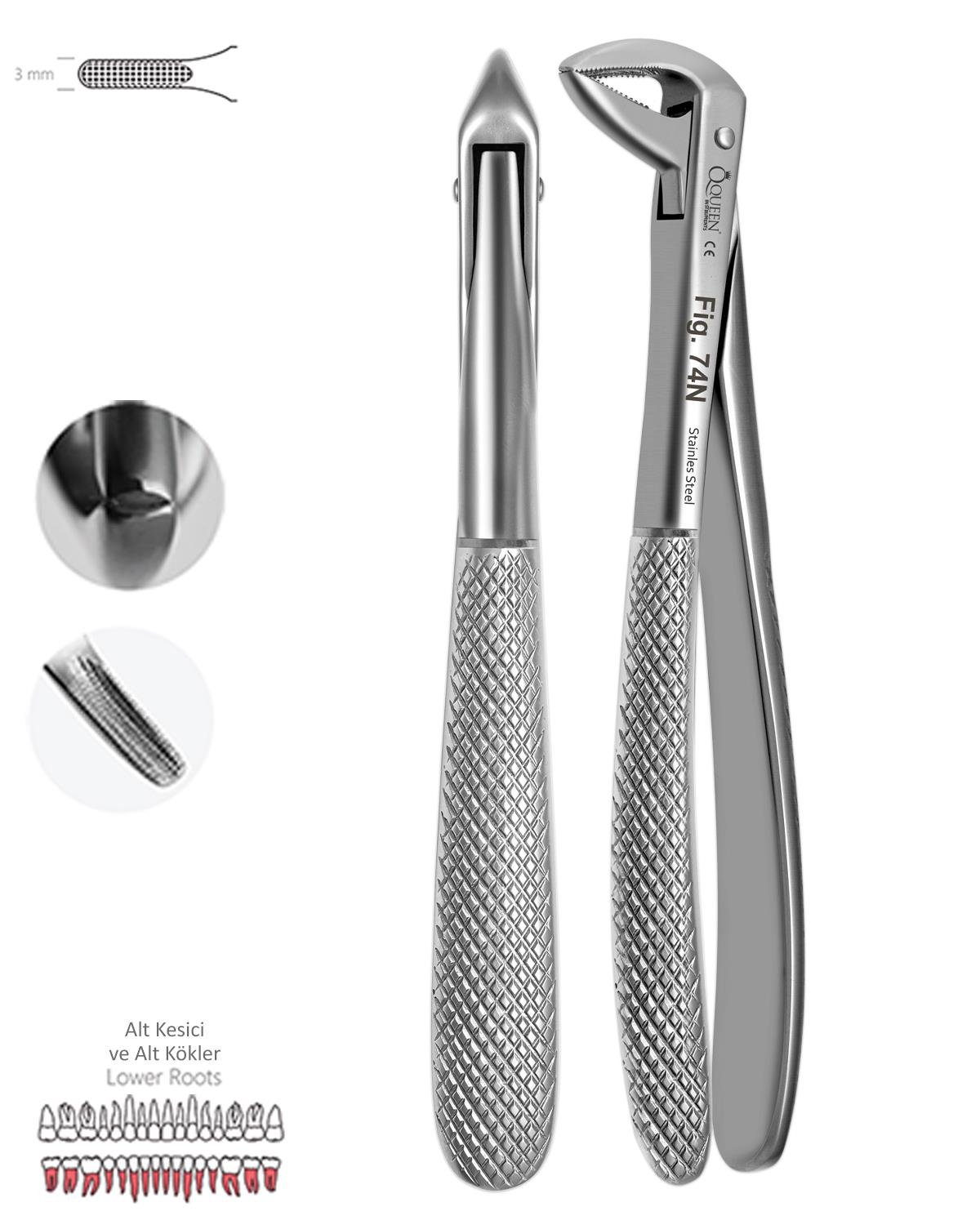 Alt Kök Davyesi Fig. 74N 3mm 14,5cm