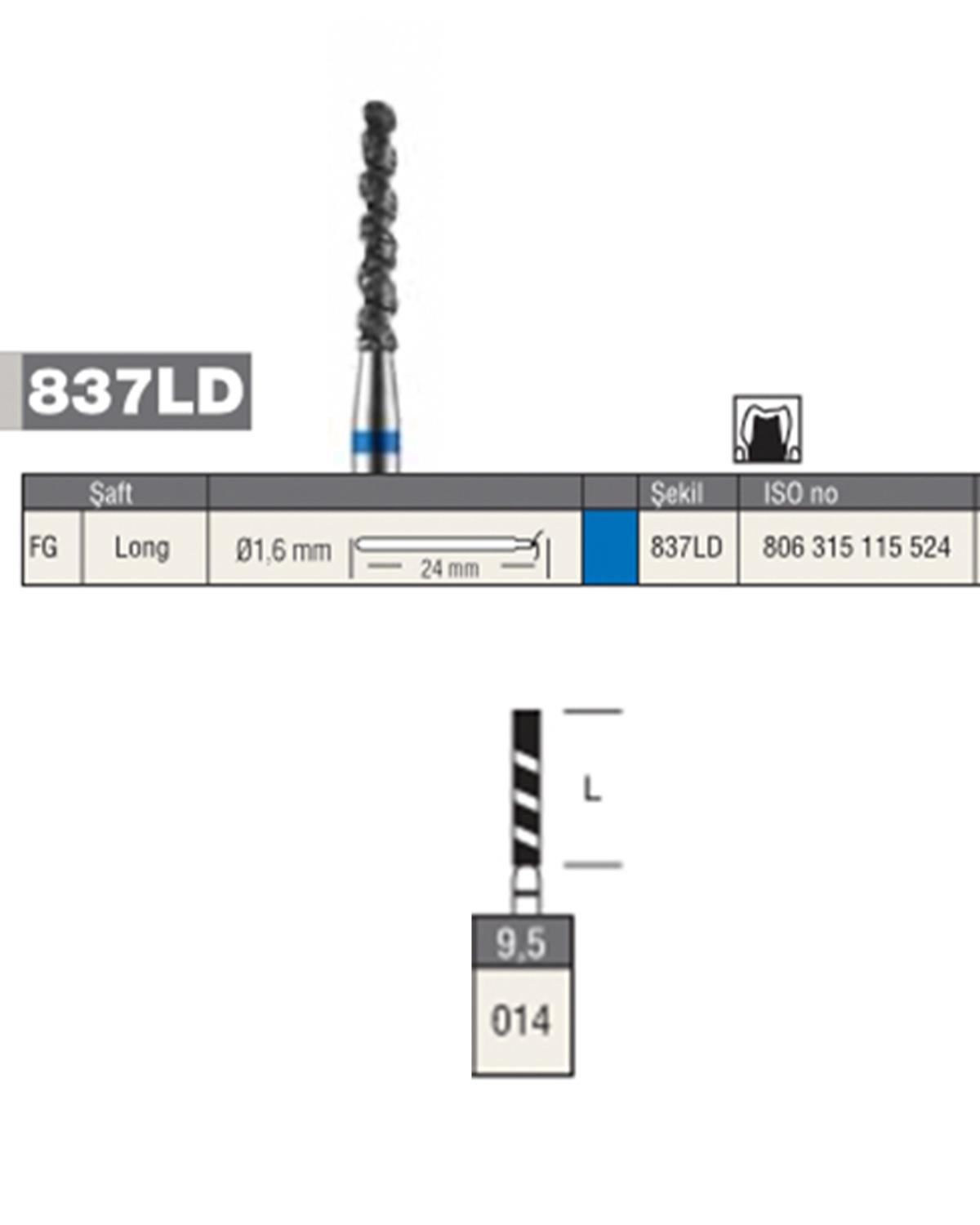 Bosphorus Aeratör Elmas Su Yollu Frez