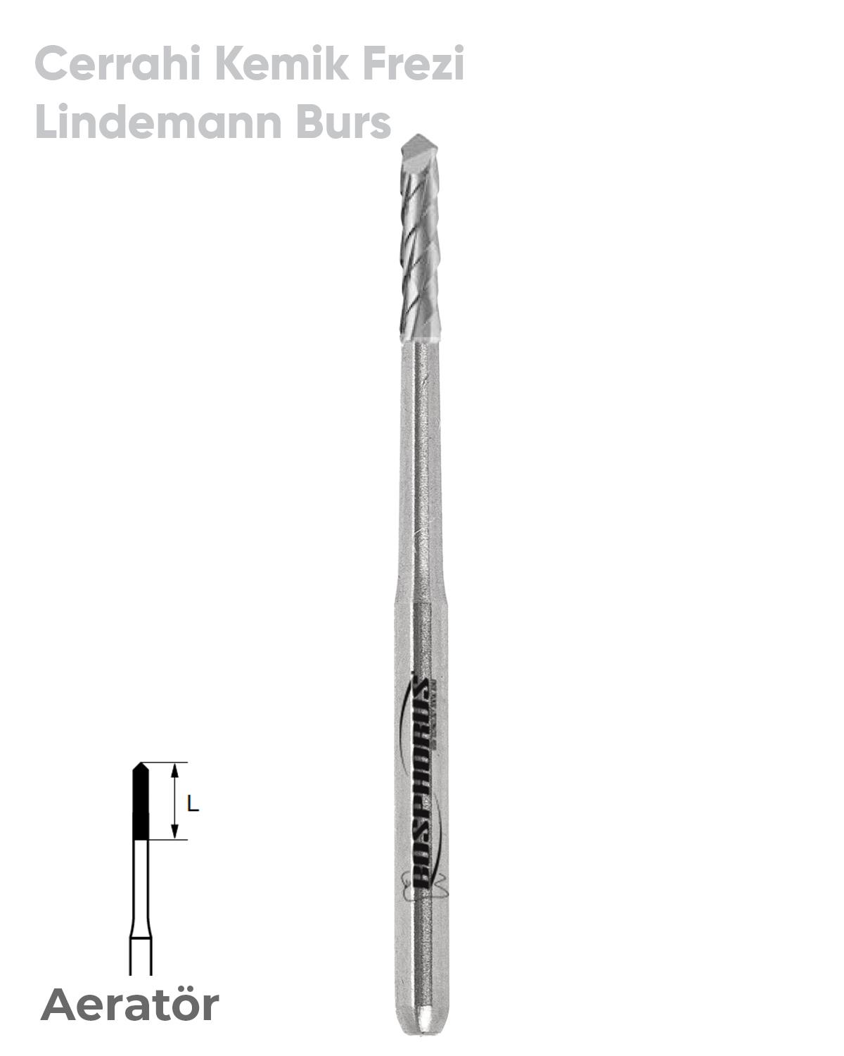 Bosphorus Aeratör Tungsten Karbit TC Düz Konik Frez