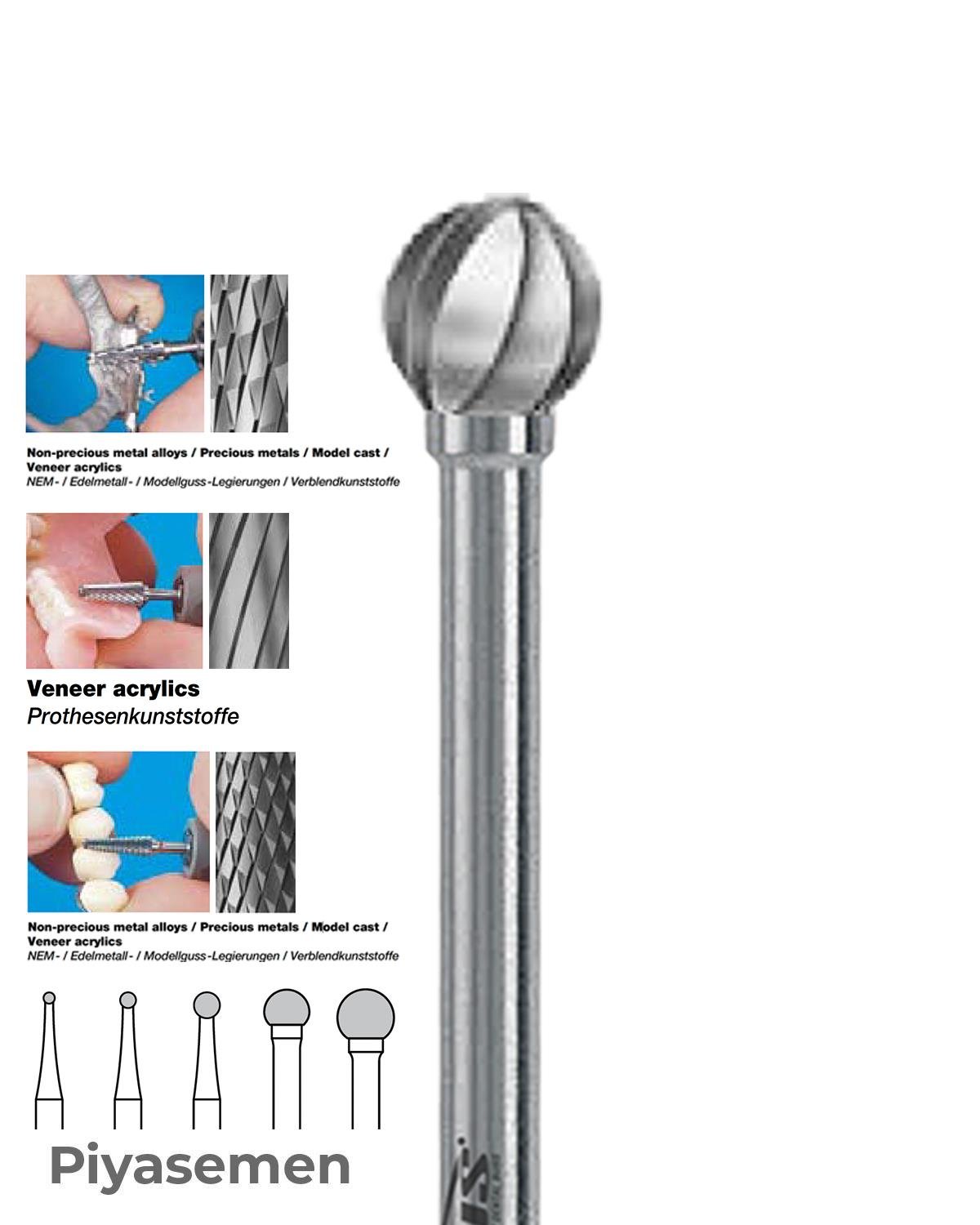 Bosphorus Piyesemen Tungsten Karbit HP TC Rond Frez