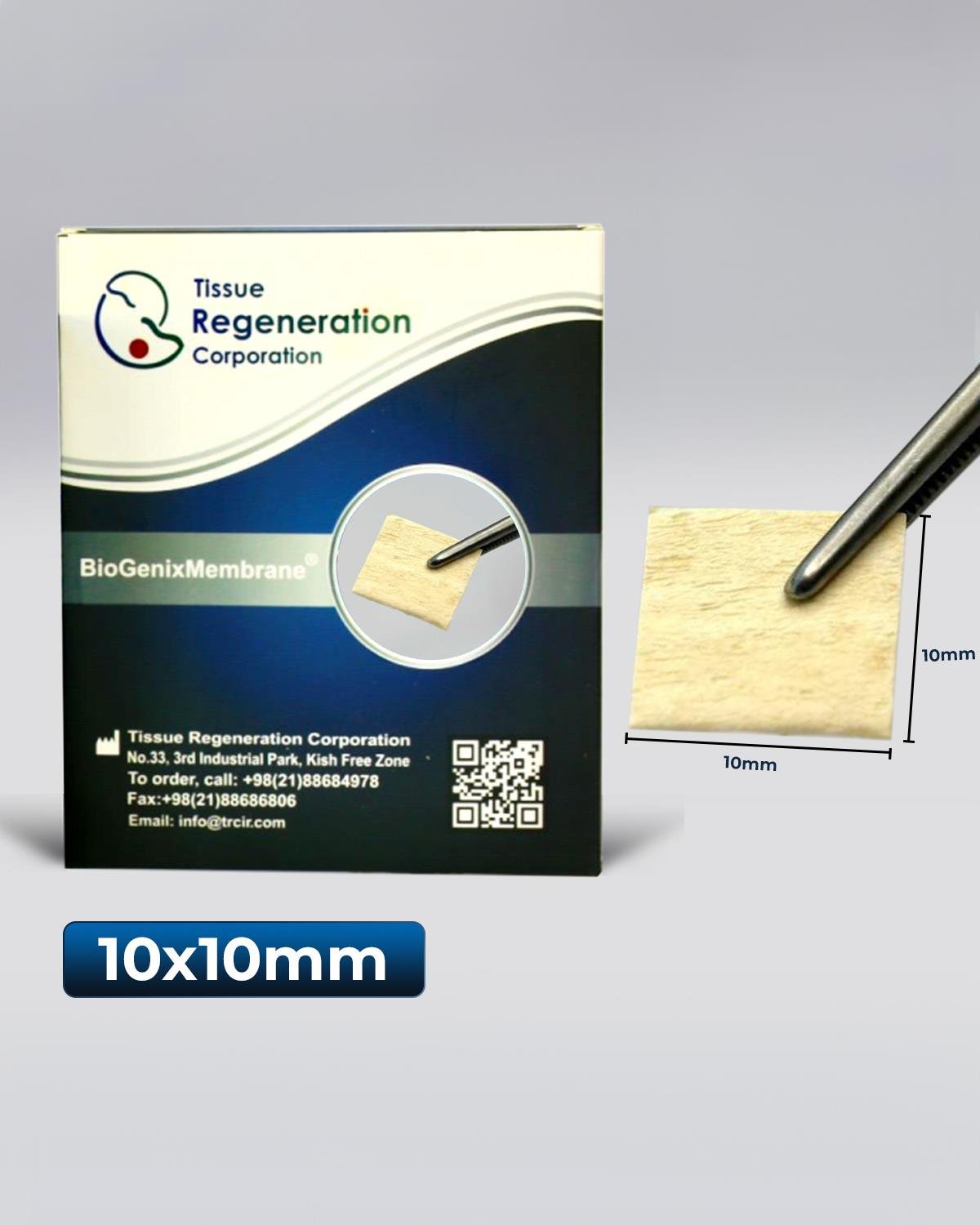 CenoDerm Membran 10x10mm T= 0.2 - 0.6mm