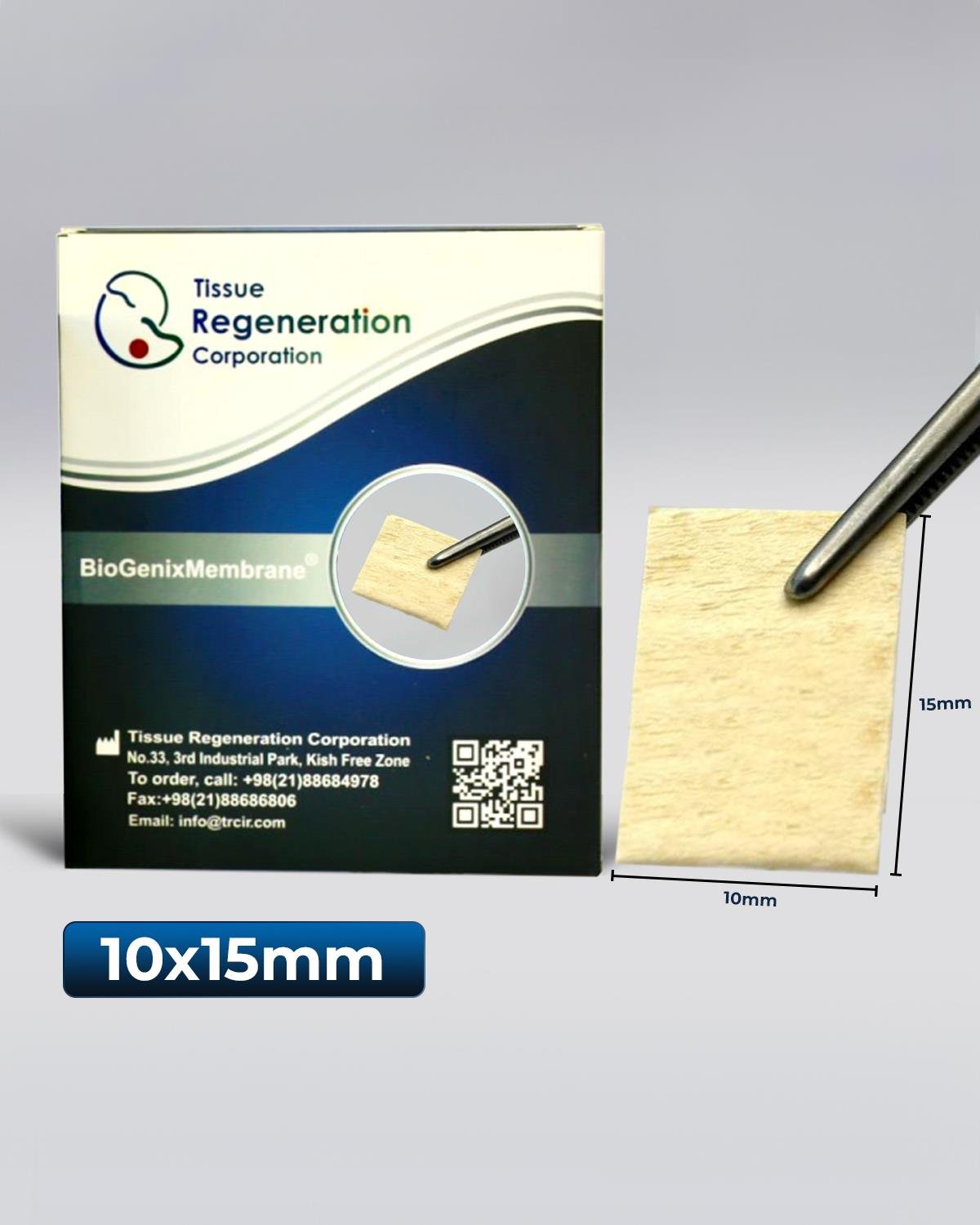 CenoDerm Membran 10x15mm T= 0.2 - 0.6mm