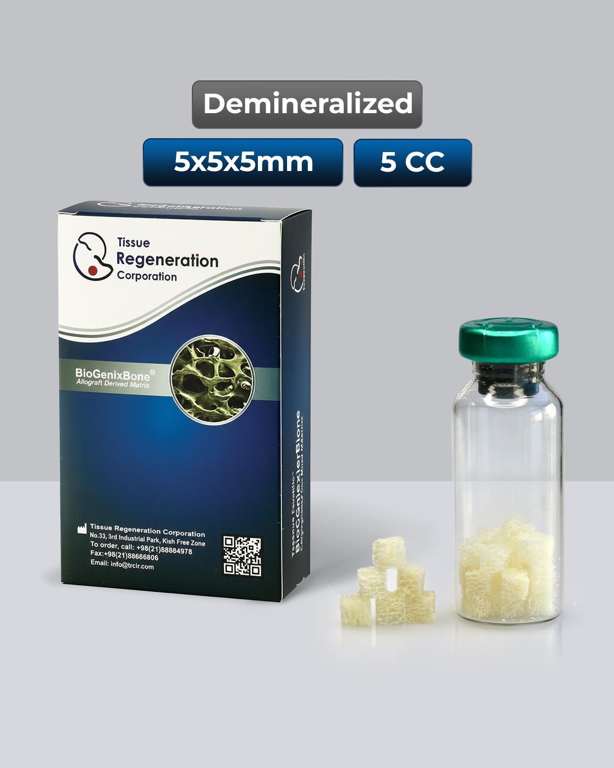 DBM Blok Küp Greft, CANCELLOUS CUBE 0.5, 5cc