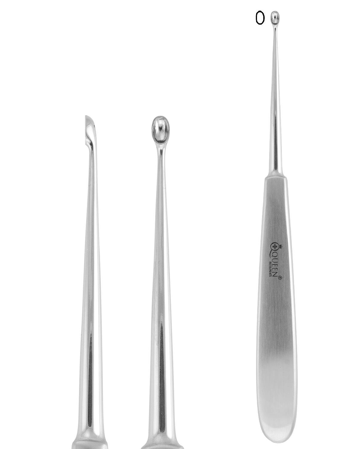 Doğrusal, Kaşık Cerrahi Küret Williger 17,5cm