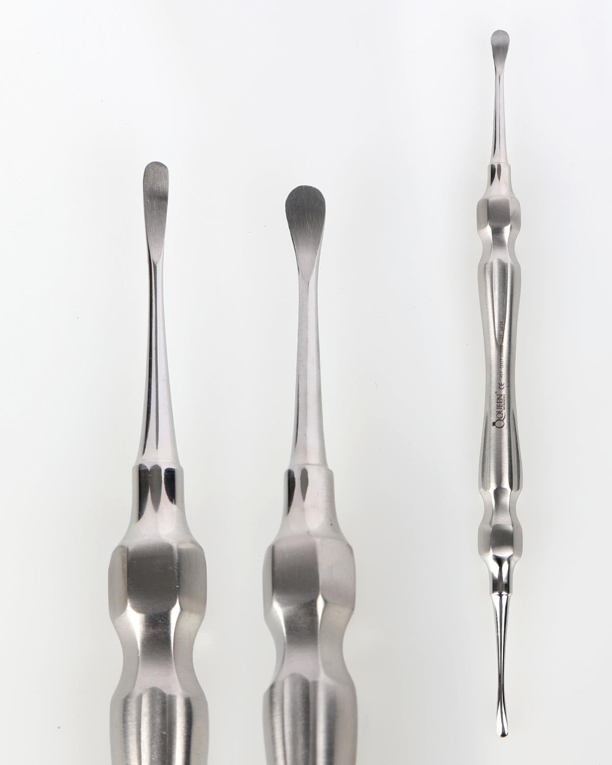 Doğrusal Oval Periost Elevatörü 5mm/2,9mm 19cm