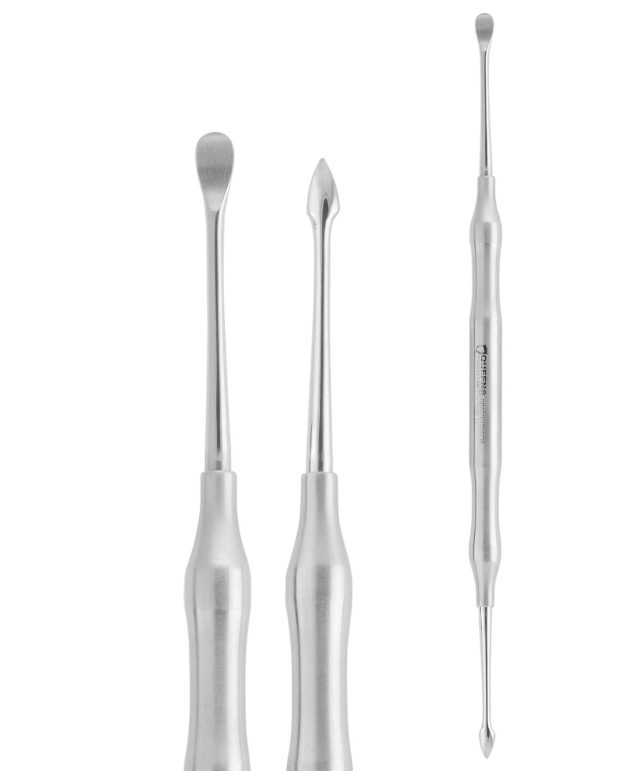 Doğrusal Oval/Ok Uç Periost Elevatörü BUSER 4,5mm/4mm 18,5cm