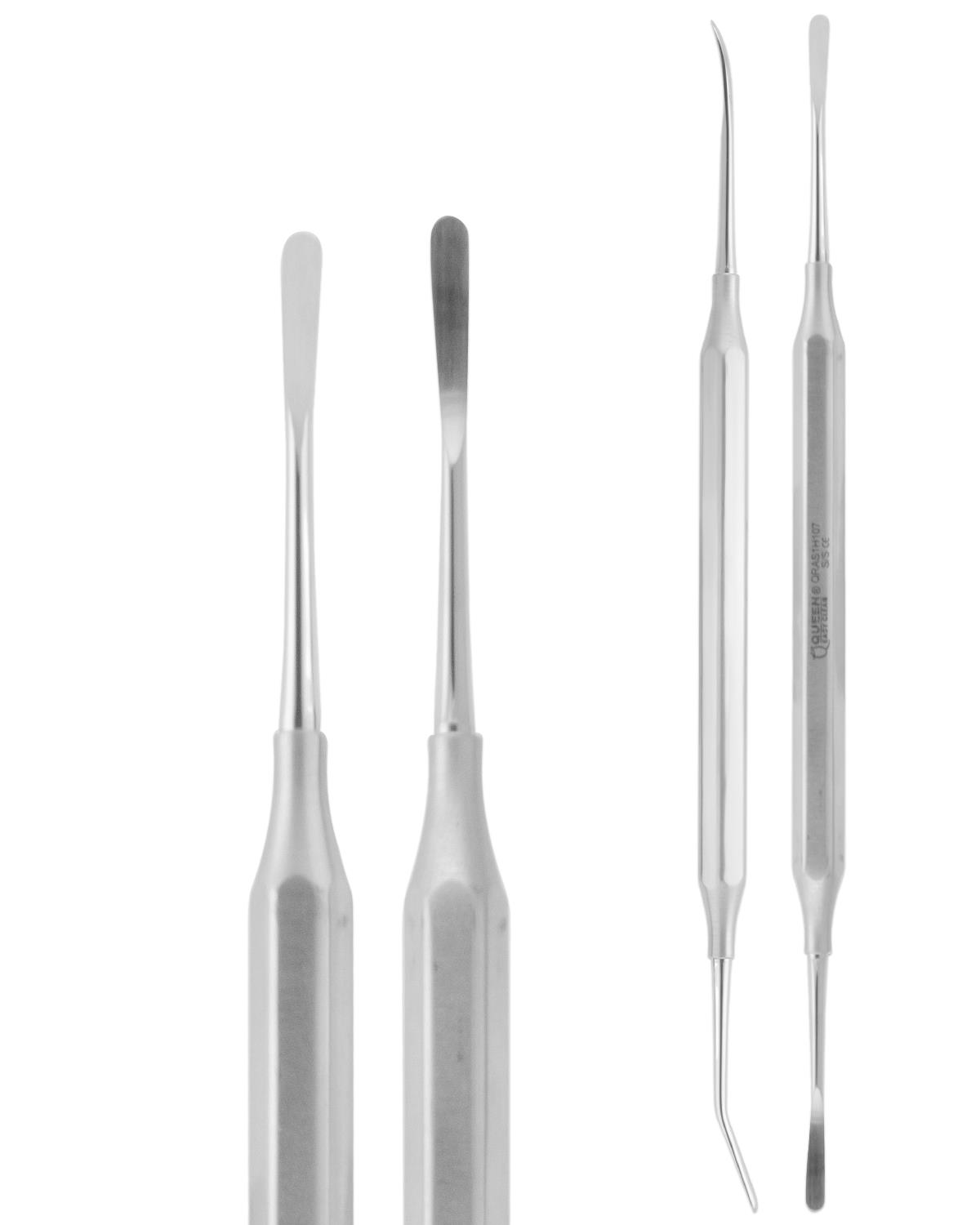 Doğrusal Oval/Oval Periost Elevatörü 4mm/3,5mm 18,5cm