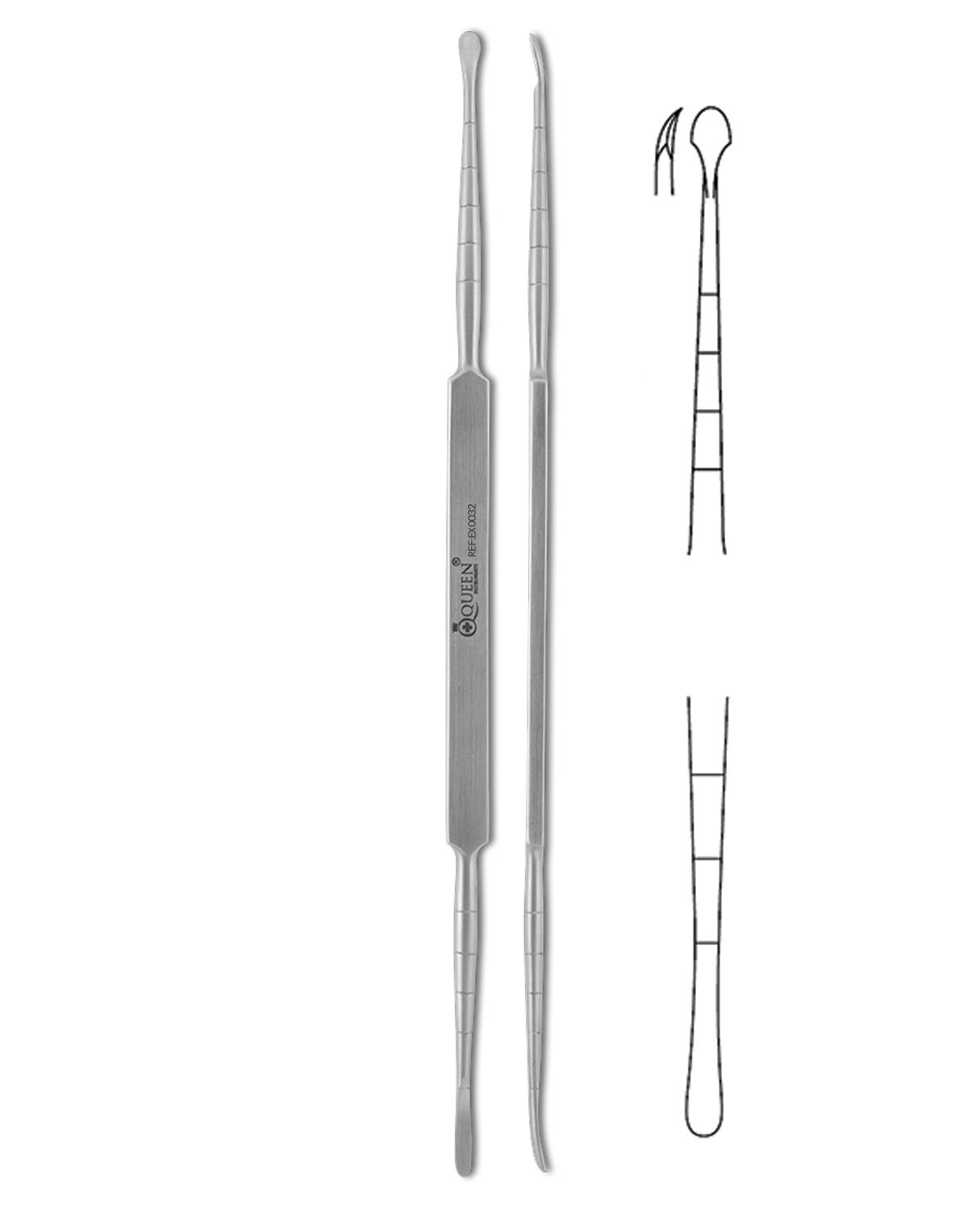 Doğrusal Oval/Oval Periost Elevatörü Cottle 3,7mm/3,3m 22cm