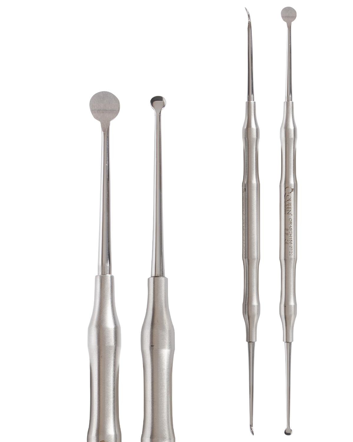 Doğrusal Oval/Oval Periost Elevatörü Molt 6mm/2,7mm 19cm