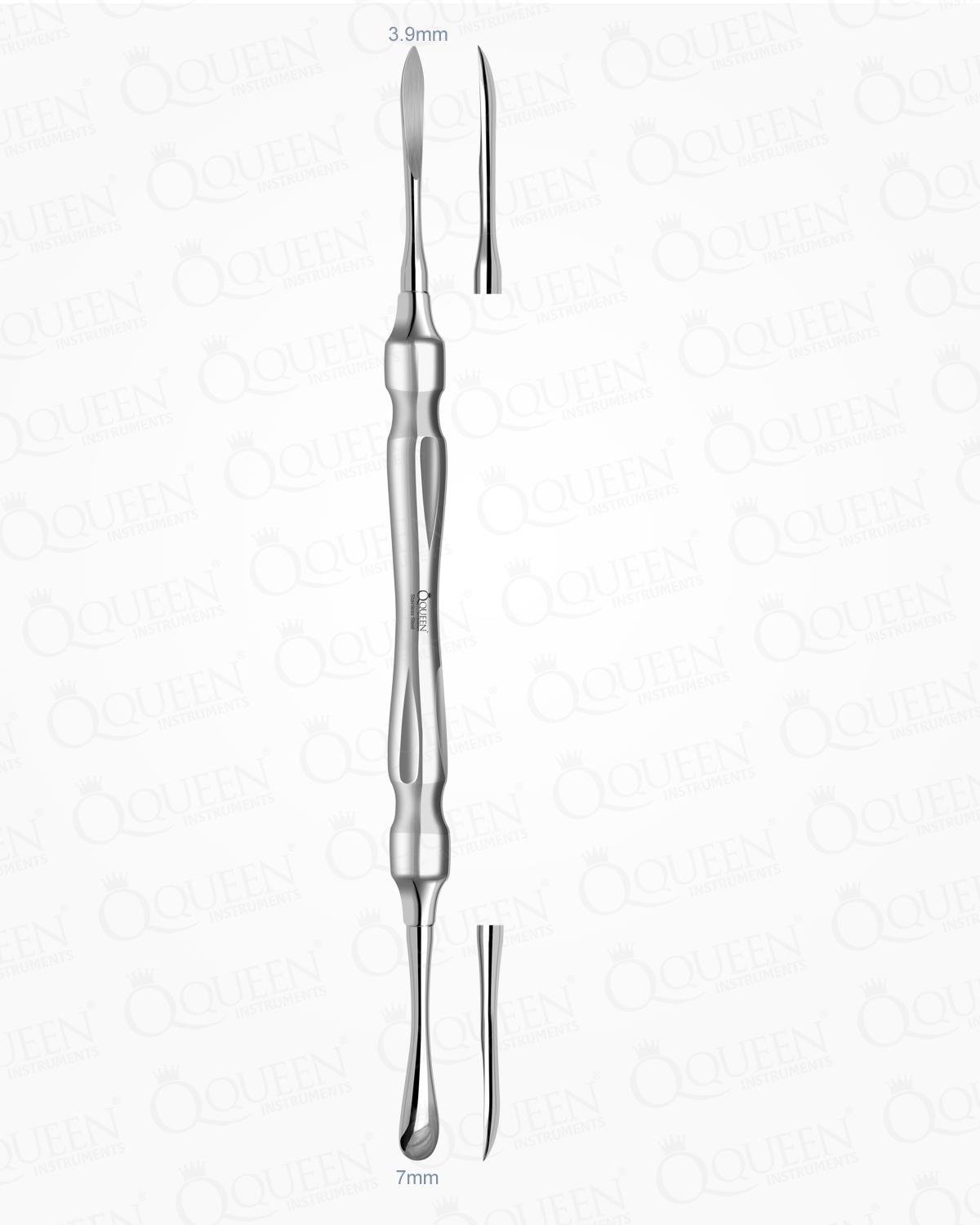 Doğrusal Oval/Sivri Periost Elevatörü MOLT 9 4mm/7mm 18cm