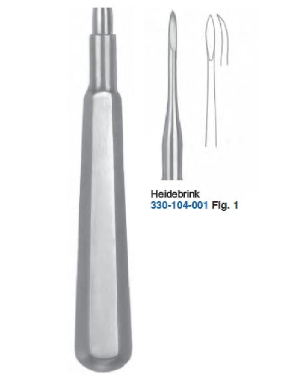 Düz Apekso Heidbrink Elevatör Heidebrink 2mm 14cm