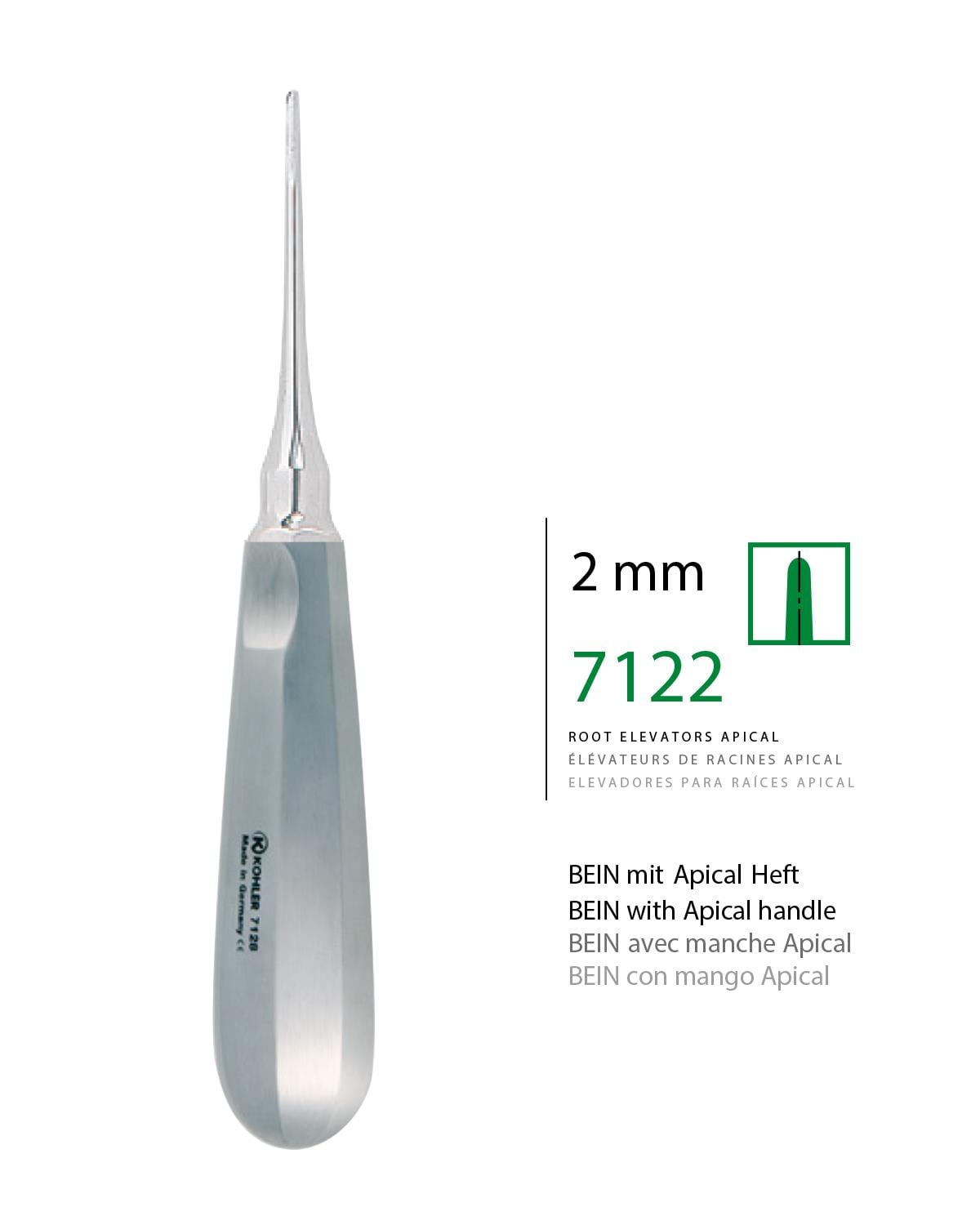 Düz Bien Elevatör Bien 2mm