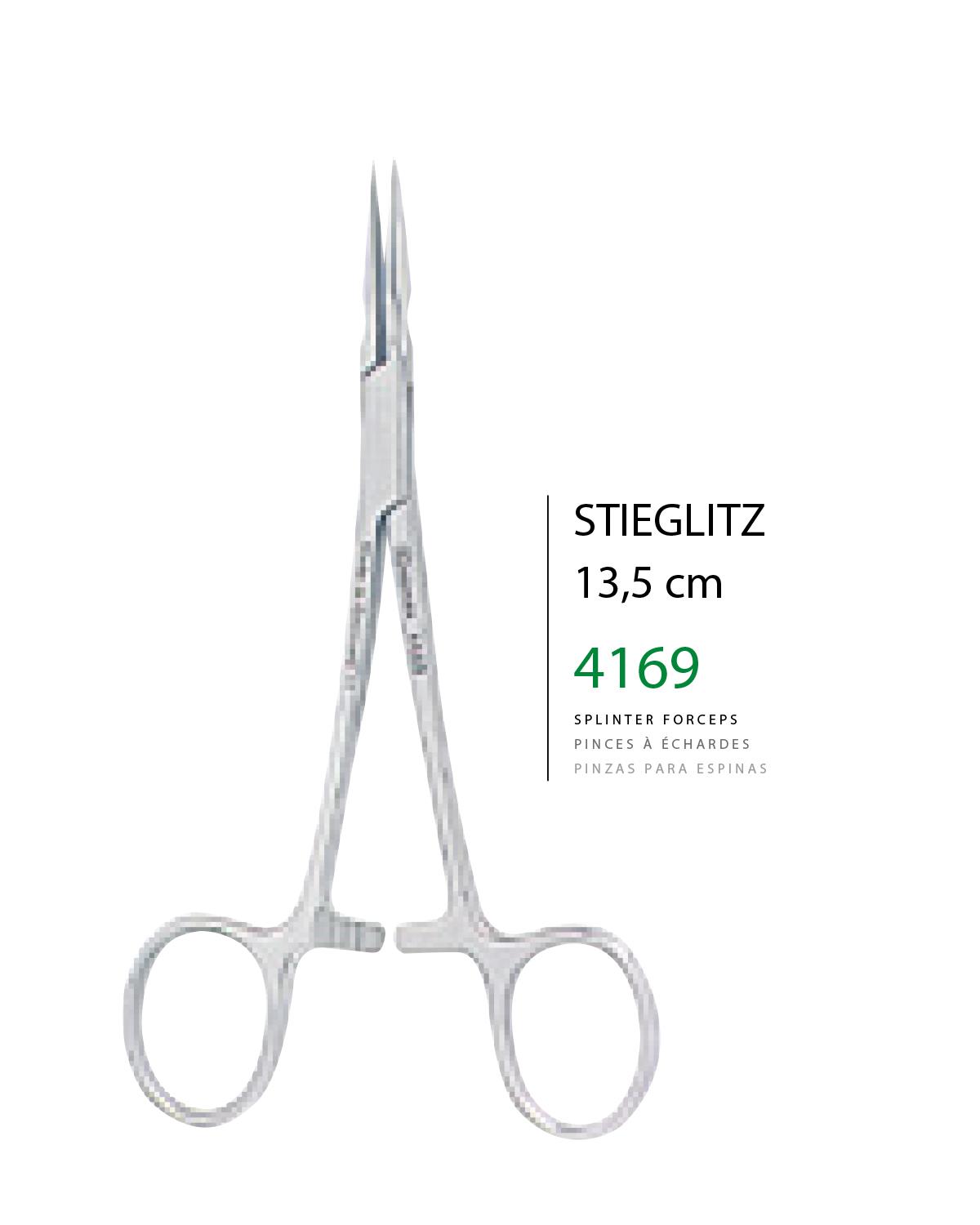 Düz Çekim Preseli ve Kök Pensi STIEGLITZ 13,5cm