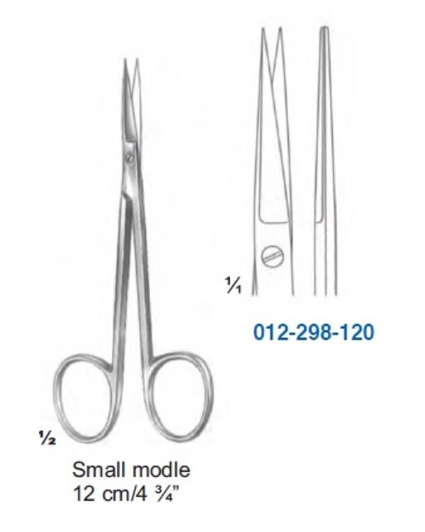 Düz Cerrahi Makas 12cm