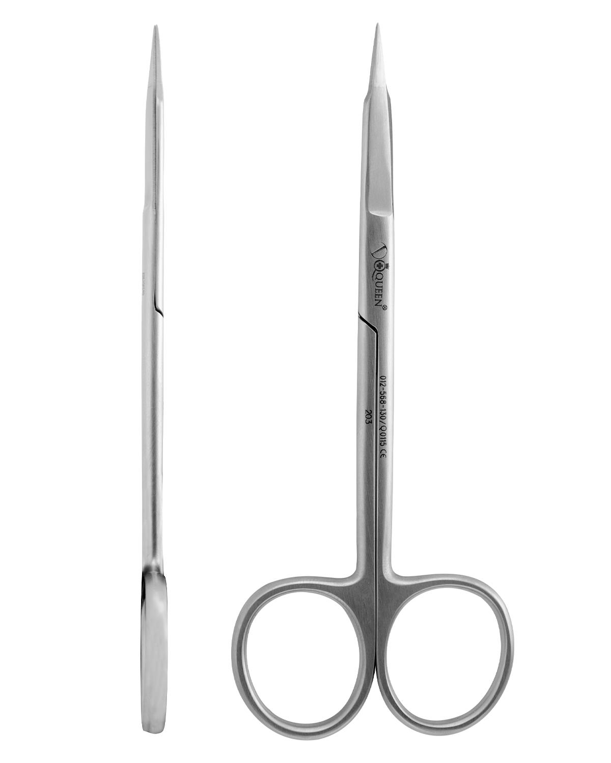 Düz Cerrahi Makas Goldmann-Fox 13cm