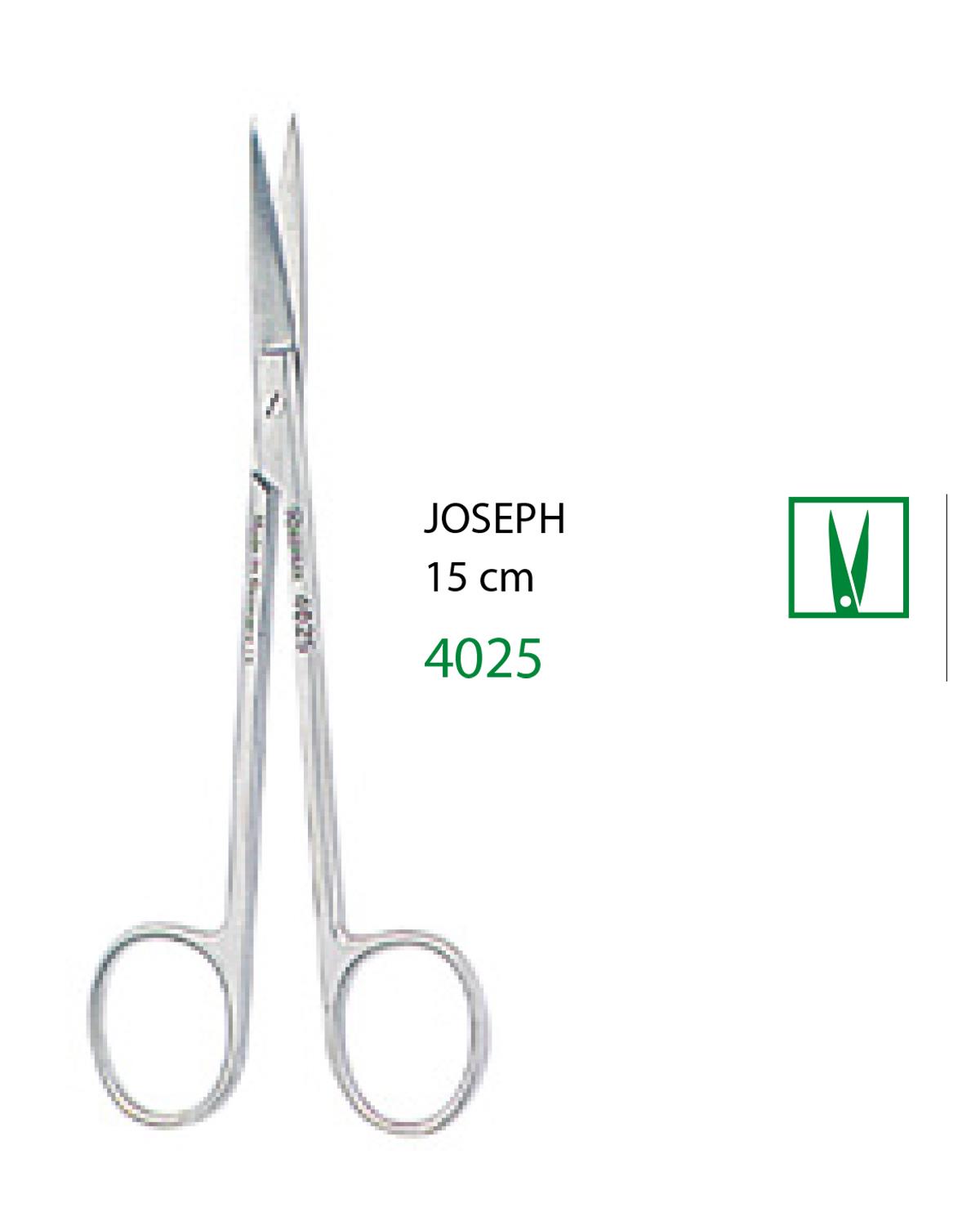 Düz Cerrahi Makas Joseph 16cm