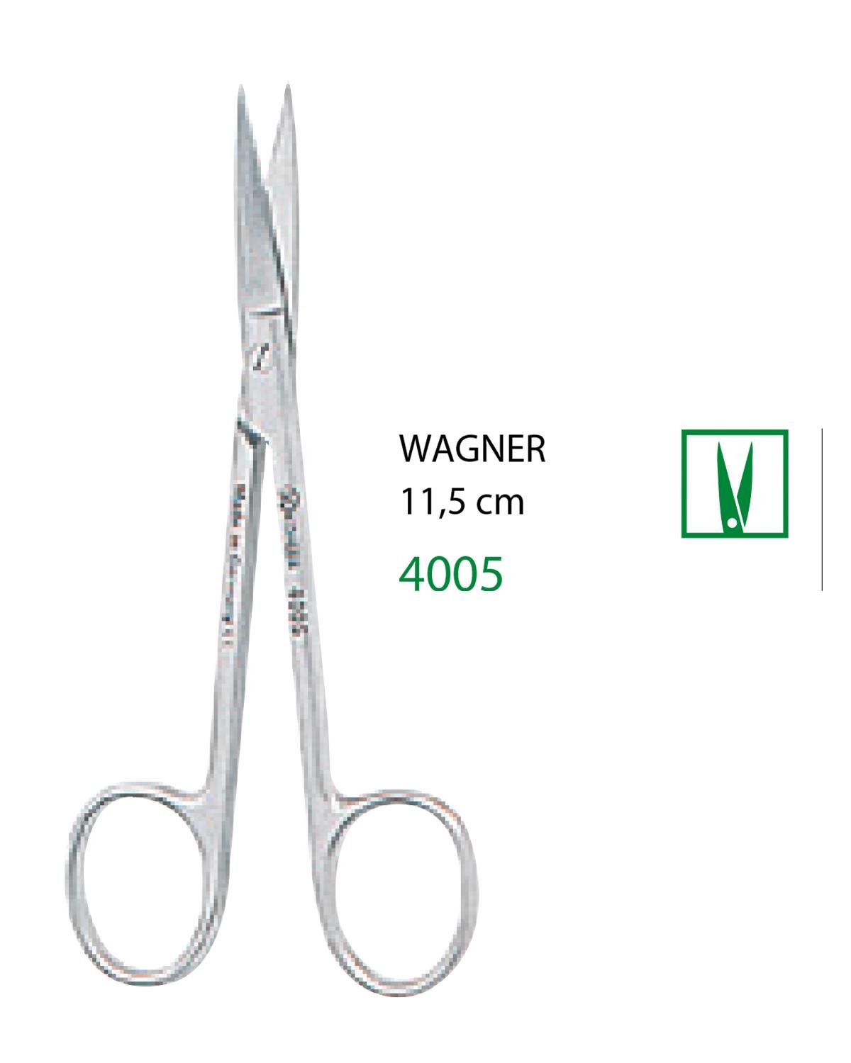 Düz Cerrahi Makas Wagner 11,5cm