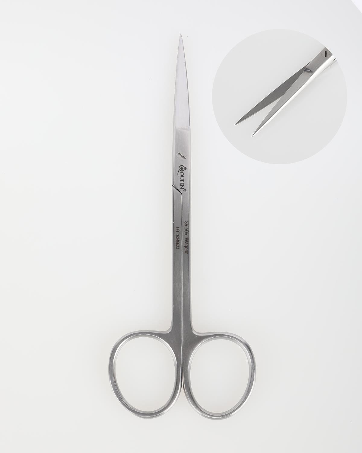 Düz Cerrahi Makas Wagner 12cm