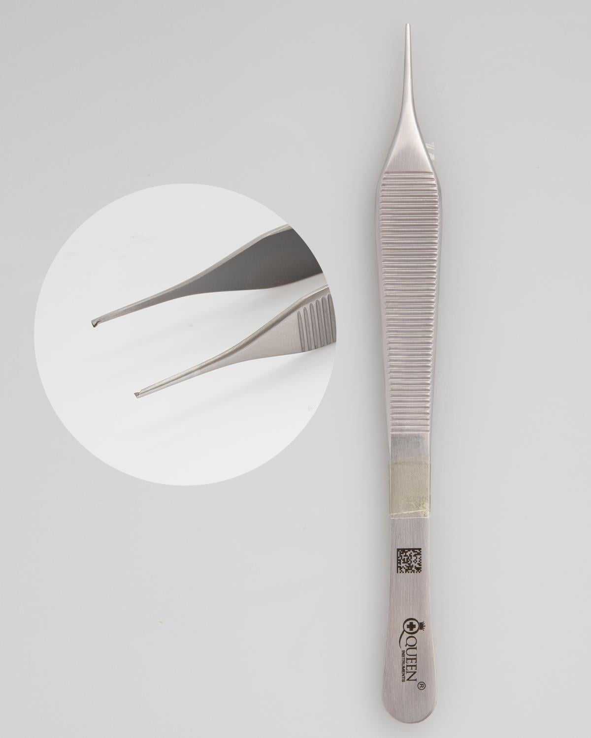 Düz Dişli Dişli Micro-Adson 15cm