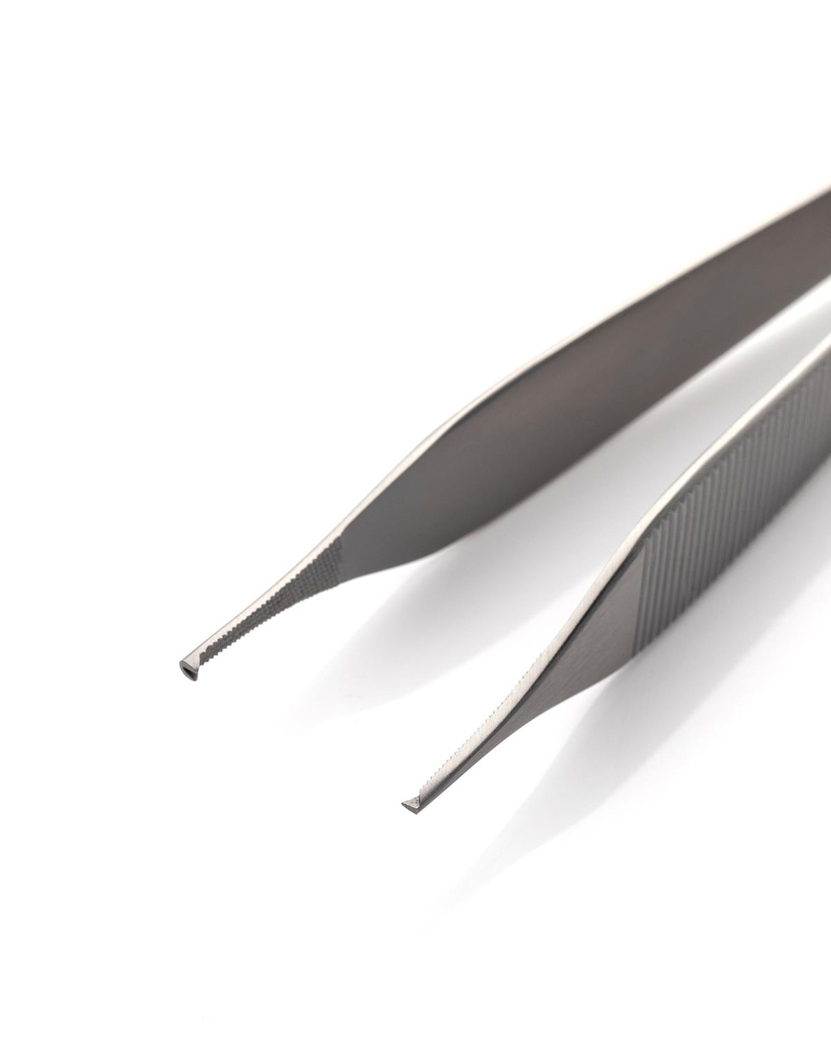 Düz Dişli Penset Adson 12cm