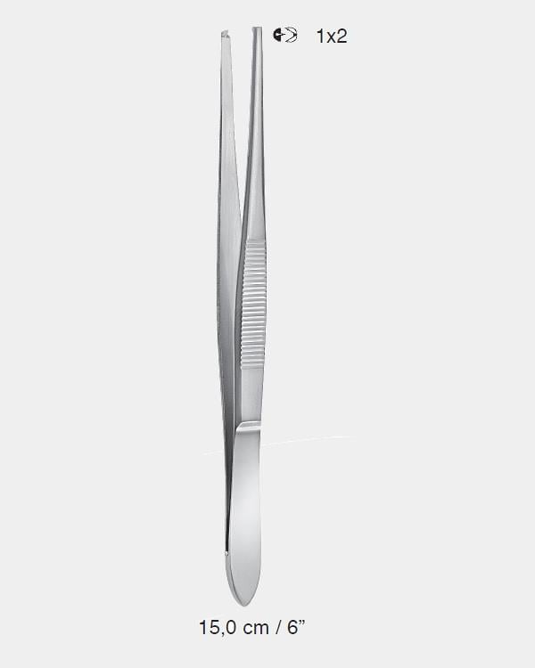 Düz Dişli Penset Standart 15cm