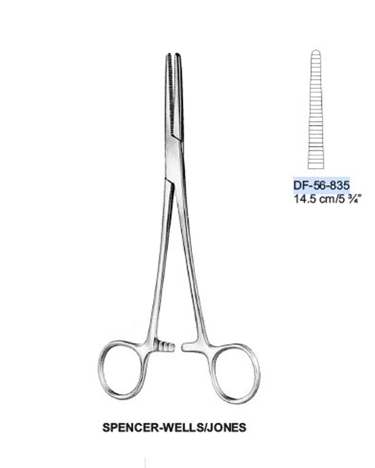 Düz Hemostat (Klemp) Spencer-Wells/Jones 14cm